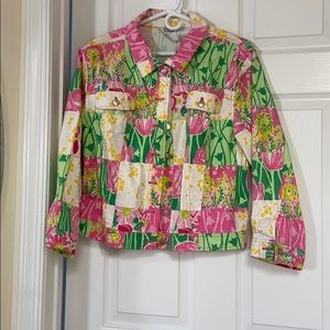 Lilly Patterned Denim Jacket